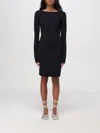 Patrizia Pepe Dress  Woman Color Black In Black