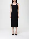Patrizia Pepe Dress  Woman Color Black In Black