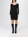 Patrizia Pepe Dress  Woman Color Black In Black