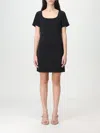 Patrizia Pepe Mini Dress In Black