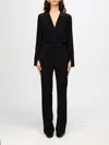 Patrizia Pepe Wrap-design Jumpsuit In Schwarz