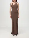 Patrizia Pepe Dress In Brown