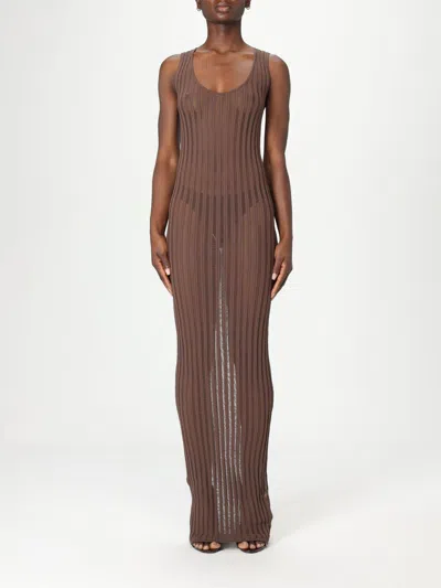 Patrizia Pepe Dress  Woman Color Brown