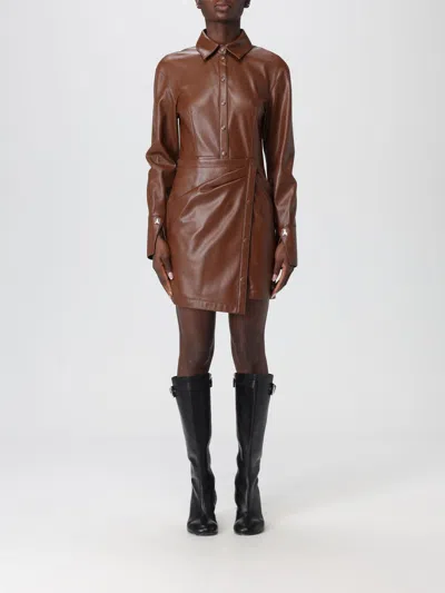 Patrizia Pepe Dress  Woman Color Brown