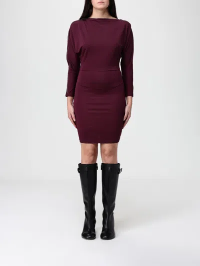 Patrizia Pepe Dress  Woman Color Burgundy