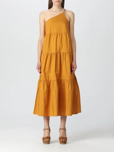 Patrizia Pepe Dress  Woman Color Camel