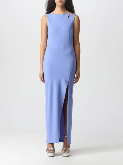 Patrizia Pepe Kleid  Damen Farbe Hellblau In Gnawed Blue