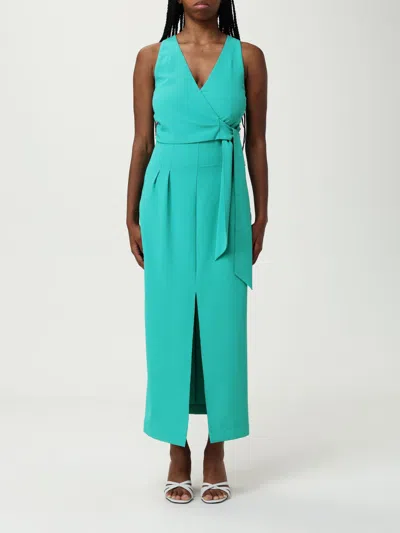 Patrizia Pepe Dress  Woman Color Green In Blue