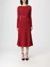 Patrizia Pepe Dress  Woman Color Red In Purple