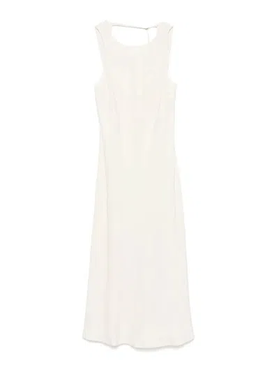 PATRIZIA PEPE VESTIDO MIDI - BLANCO