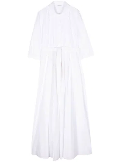 Patrizia Pepe Dress With Logo In White