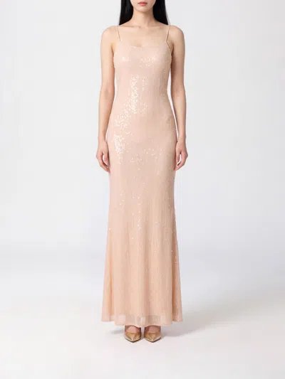 Patrizia Pepe Sequin-embellished Sleeveless Dress In Neutral