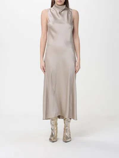 Patrizia Pepe Dress  Woman Color Grey In Gray