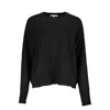 PATRIZIA PEPE ELEGANT LONG SLEEVED CREW NECK WOMEN'S SWEATER