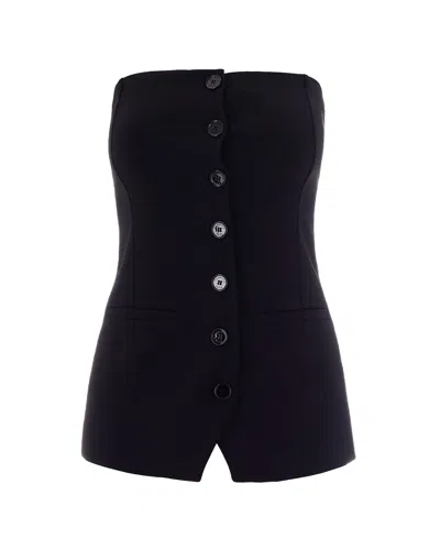 Patrizia Pepe Elegant Top For Stylish Women In Black