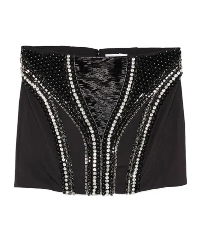 Patrizia Pepe Embellished Mini Skirt