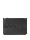 Patrizia Pepe Embossed Clutch Bag In Black