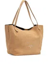 Patrizia Pepe Embossed-logo Tote Bag In Brown