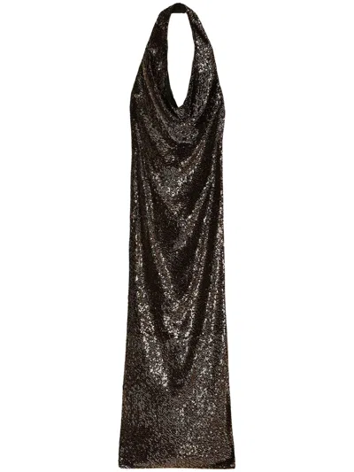 Patrizia Pepe Embroidered Mini Dress With Stretch Jersey Lining In Multi