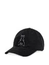 Patrizia Pepe Embroidered-motif Baseball Cap In Black