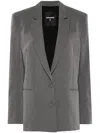 Patrizia Pepe Essential Blazer In Grey