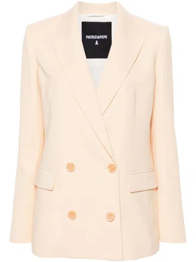 Patrizia Pepe Essential Blazer In Neutrals
