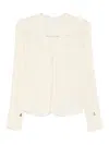 Patrizia Pepe Essential Blouse In White