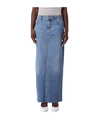 Patrizia Pepe Essential Denim Maxi Skirt