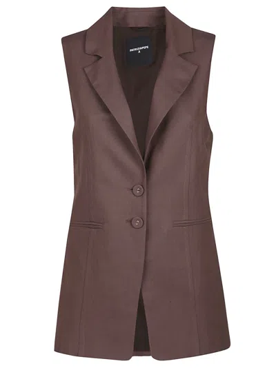 Patrizia Pepe Essential Jacket In Brown