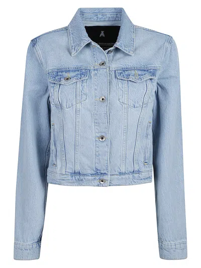 Patrizia Pepe Essential Jacket In Blue
