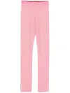 Patrizia Pepe Essential Leggings In Pink