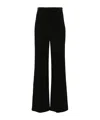 Patrizia Pepe Essential Palazzo Trousers In Black