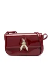 Patrizia Pepe Borsa A Spalla Essential Fly Glossy Red In Red