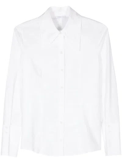 Patrizia Pepe Essential Shirt In 白色