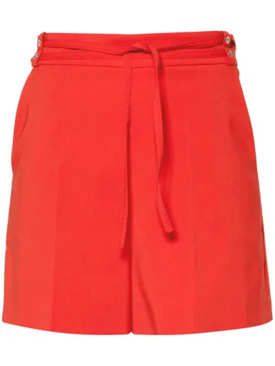 Patrizia Pepe Essential Shorts In Red