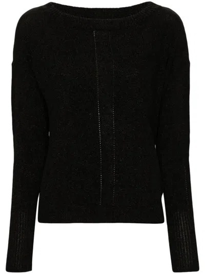 Patrizia Pepe Essential Sweater In Black