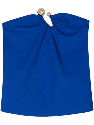 Patrizia Pepe `essential` Top In Blue