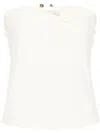 Patrizia Pepe Top  Woman Color White In White