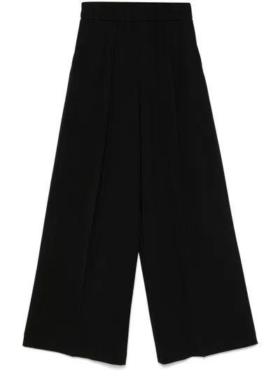 Patrizia Pepe Essential Trousers In Black