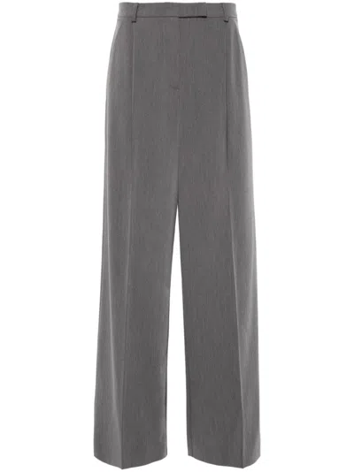 Patrizia Pepe Essential Trousers In Grey