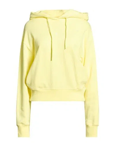 Patrizia Pepe Essential Woman Sweatshirt Pastel Yellow Size 2 Cotton