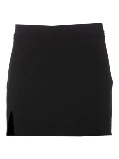 Patrizia Pepe Mini Skirt In Black