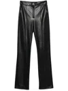 PATRIZIA PEPE FAUX-LEATHER TROUSERS