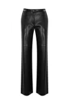 PATRIZIA PEPE FAUX LEATHER TROUSERS