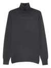 Patrizia Pepe Fine-knit Jumper In Gray