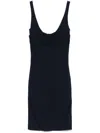 Patrizia Pepe Fitted Mini Dress With Cut-out Detailing