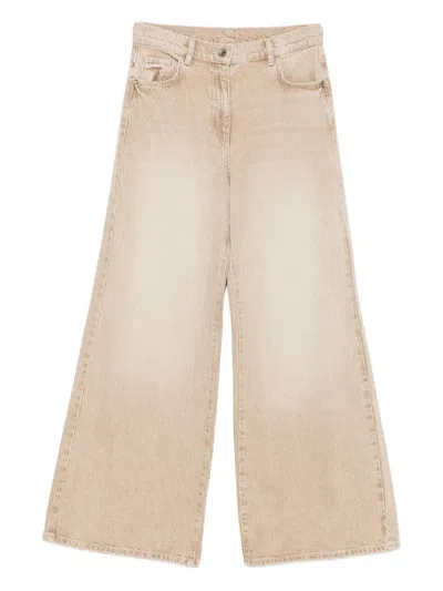 Patrizia Pepe Five-pockets Jeans In Neutral