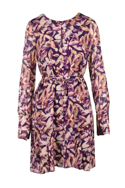 Patrizia Pepe Flared Dress - Purple/pink