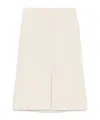 Patrizia Pepe Flared Midi Skirt In Pink