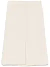 Patrizia Pepe Flared Midi Skirt In Pink